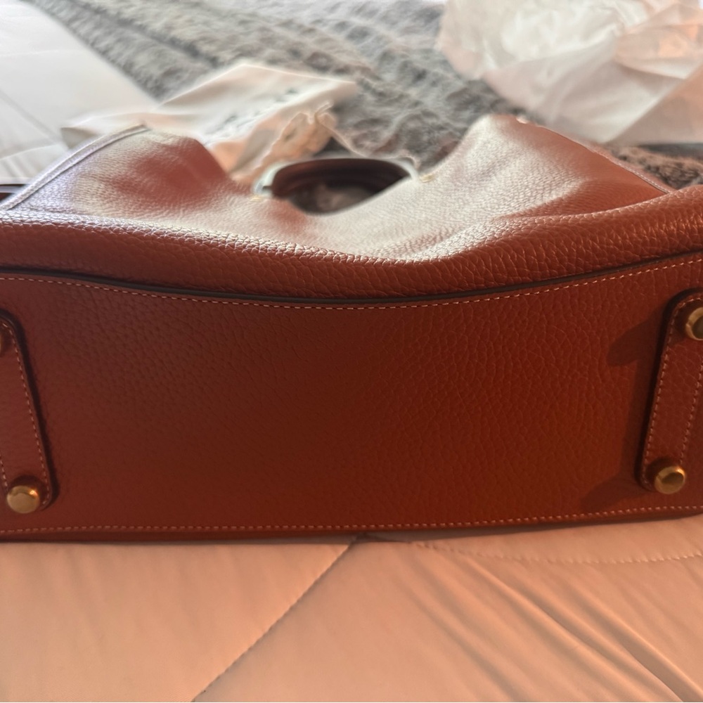 Coach Rogue Elegant Brown Leather Tote Bag - Picture 8 of 8